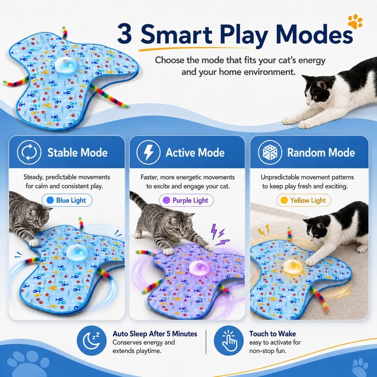 Interactive Cat Toys For Indoor Cats | Smart Hide & Seek Office Pet Toy thumbnail 4