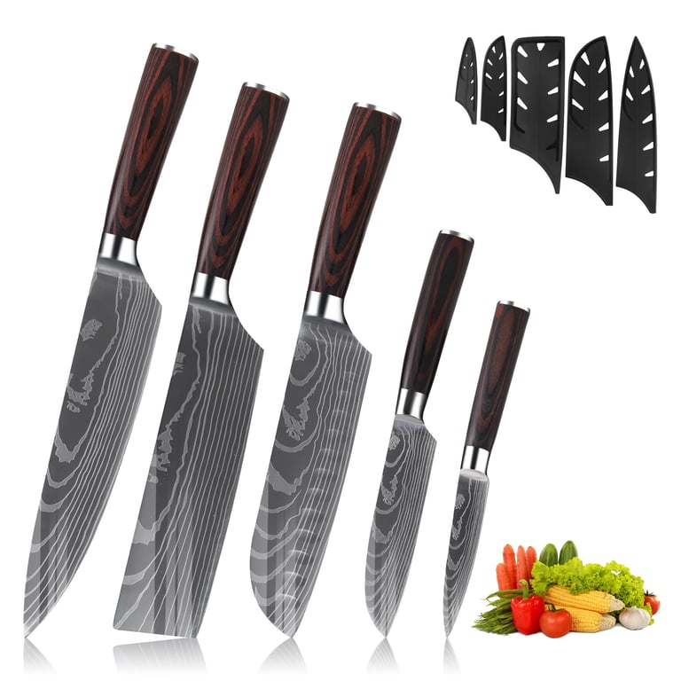 Stainless Steel Kitchen Knives Suit | 7-Piece Home & Kitchen Set thumbnail 4