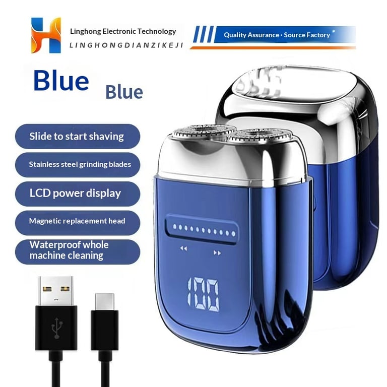 LED Digital Display Portable Mini Electric Shaver | Fast-Charging thumbnail 16