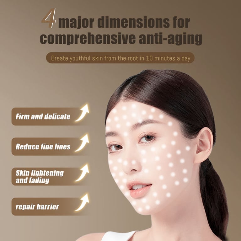 Professional LED Light Therapy Facial Mask | 8-Color Red Infrared thumbnail 6
