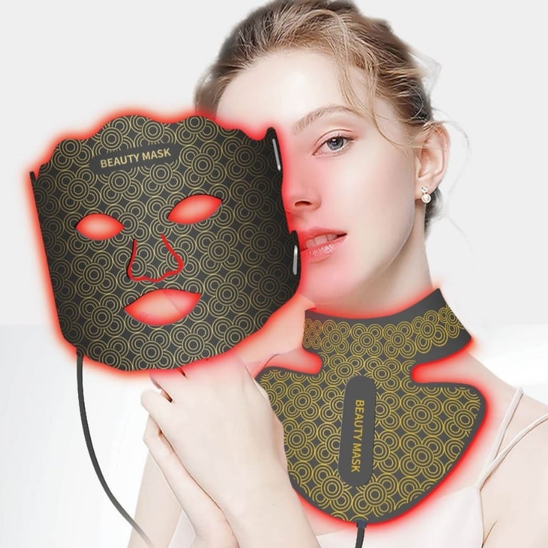 LED Silicone Multicolor Photon Therapy Rejuvenating Facial Mask | Canada