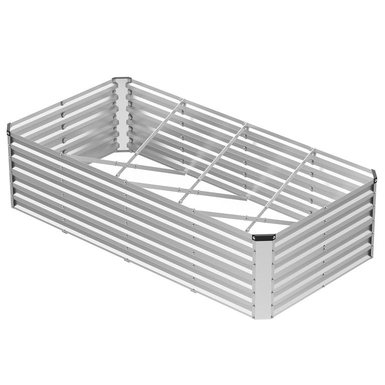 Galvanized Raised Garden Bed | Rust-Resistant Steel Planting Box thumbnail 3