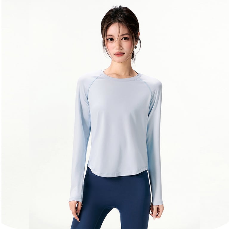 Women's Loose-Fitting Quick-Drying Sports Top | Raglan Sleeves