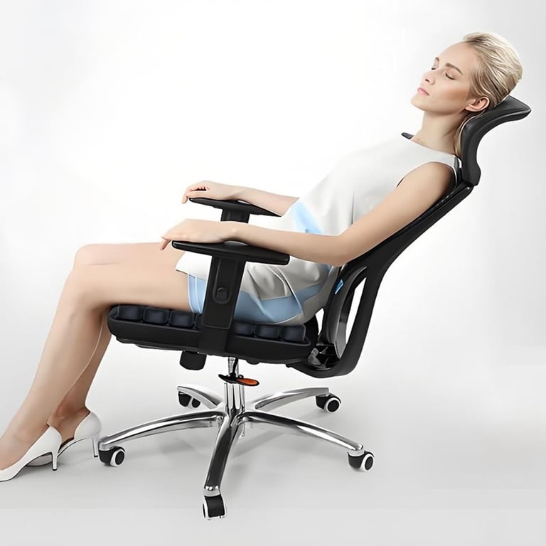3D Air Cell Inflatable Seat Cushion for Office & Travel | Captain Fam thumbnail 10