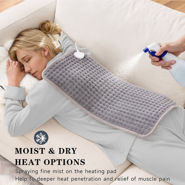 Electric Heating Pad for Back, Neck & Shoulder Pain Relief | Canada thumbnail 4