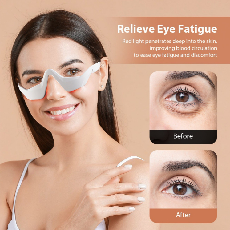 Red Light Therapy Eye Massager Glasses | Fatigue & Dark Circle Relief thumbnail 14