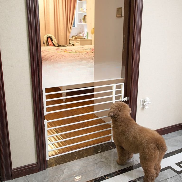 Retractable Pet Gate Dog Fence | Adjustable Indoor Playpen Barrier