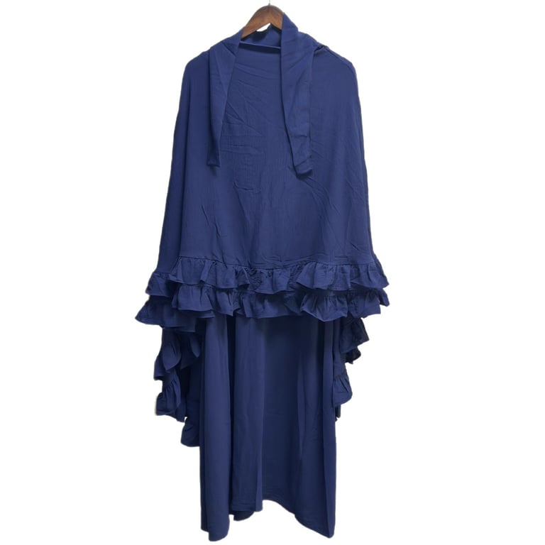 Women's Middle Eastern Robe Set with Attached Hijab | Modest Dress thumbnail 6