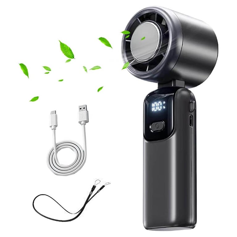 Portable Handheld Cooling Ice Fan | Rechargeable Turbo Personal Fans thumbnail 4