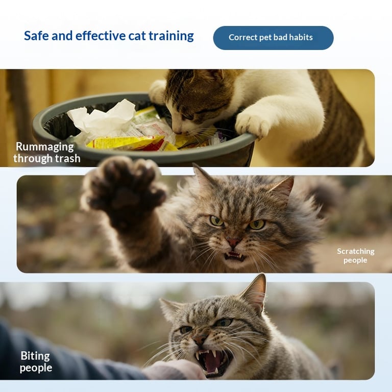 Remote Control Cat Training Collar | Waterproof Behavior Corrector thumbnail 7