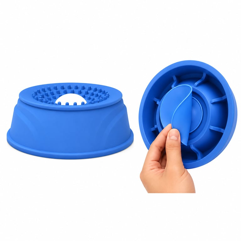 Silicone Slow-Feeding Dog Bowl | Anti-Gulping Pet Feeder Canada thumbnail 3