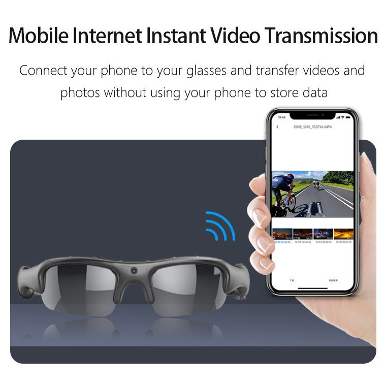 WiFi Smart Glasses Camera | Hands-Free Video Recording Sunglasses thumbnail 5