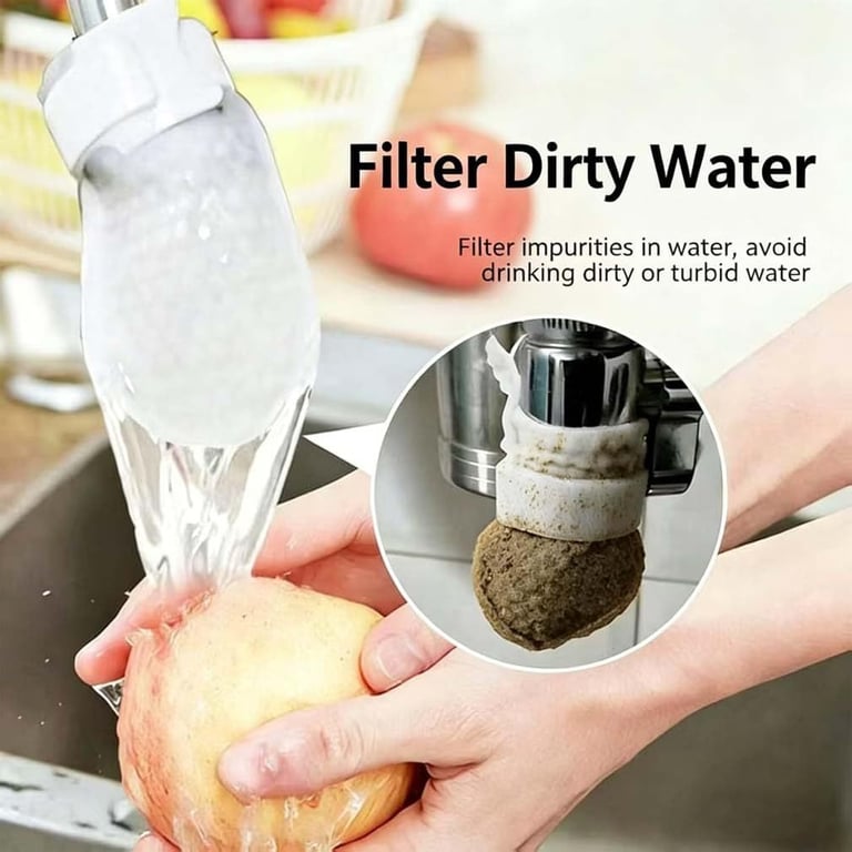 Disposable Faucet Filter Cotton Bag | Clean Water, No Splashing thumbnail 5