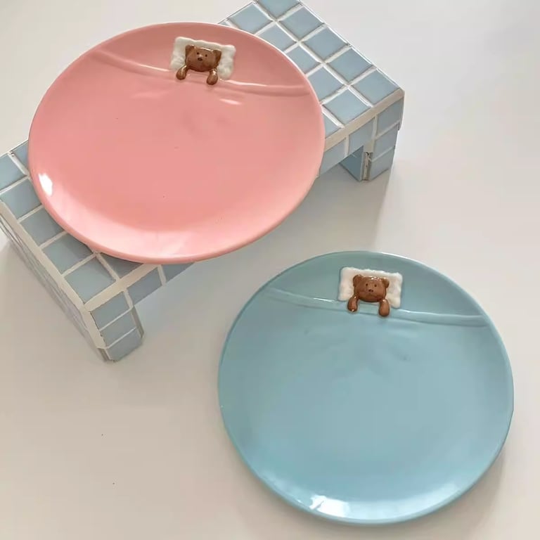 Ceramic Salad Pasta Dish | Solid-Color Home Dinnerware Set thumbnail 9