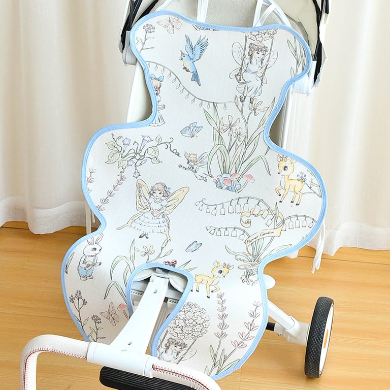 Baby Ramie Tencel Breathable Pad | Stroller & High Chair Liner thumbnail 2