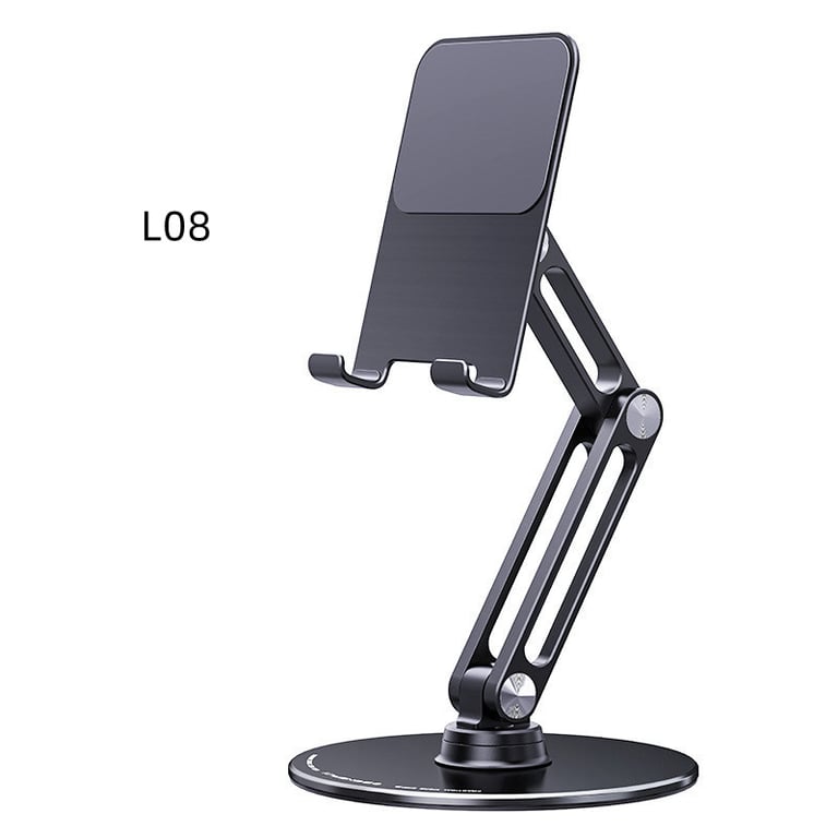 Aluminum Alloy Tablet Stand | Adjustable Desktop Holder for iPad & Phone thumbnail 4