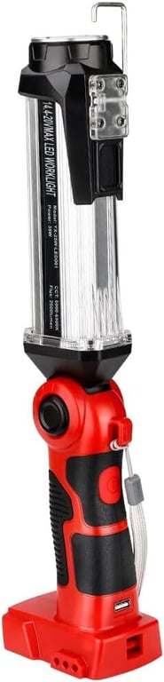 Cordless LED Work Light Milwaukee 18V Battery 2000LM Floodlight thumbnail 6