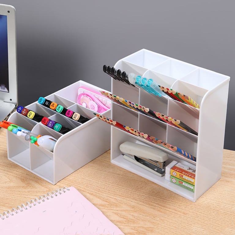 Transparent Large-Capacity Cosmetic Organizer Shelf | Desk Storage thumbnail 7