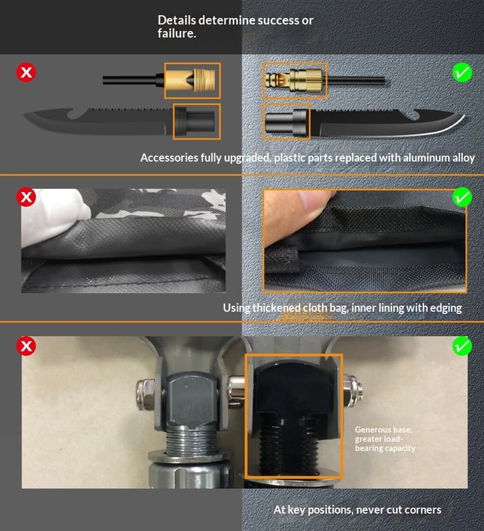 Portable Folding Self-Defense Shovel | High-Carbon Steel Canada thumbnail 8