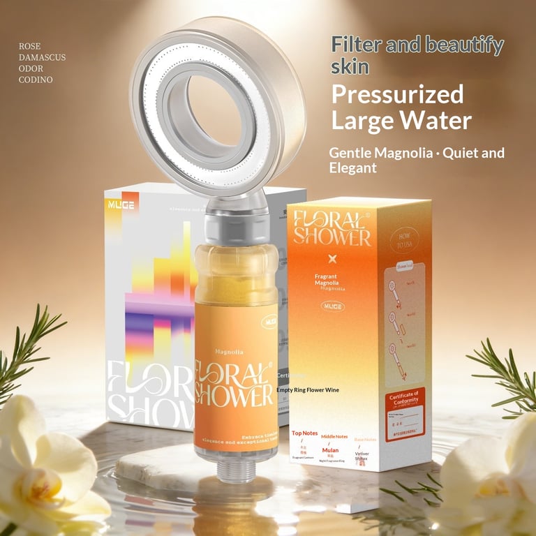 Aromatherapy Pressurized Showerhead Filter | Spa Shower Experience thumbnail 8