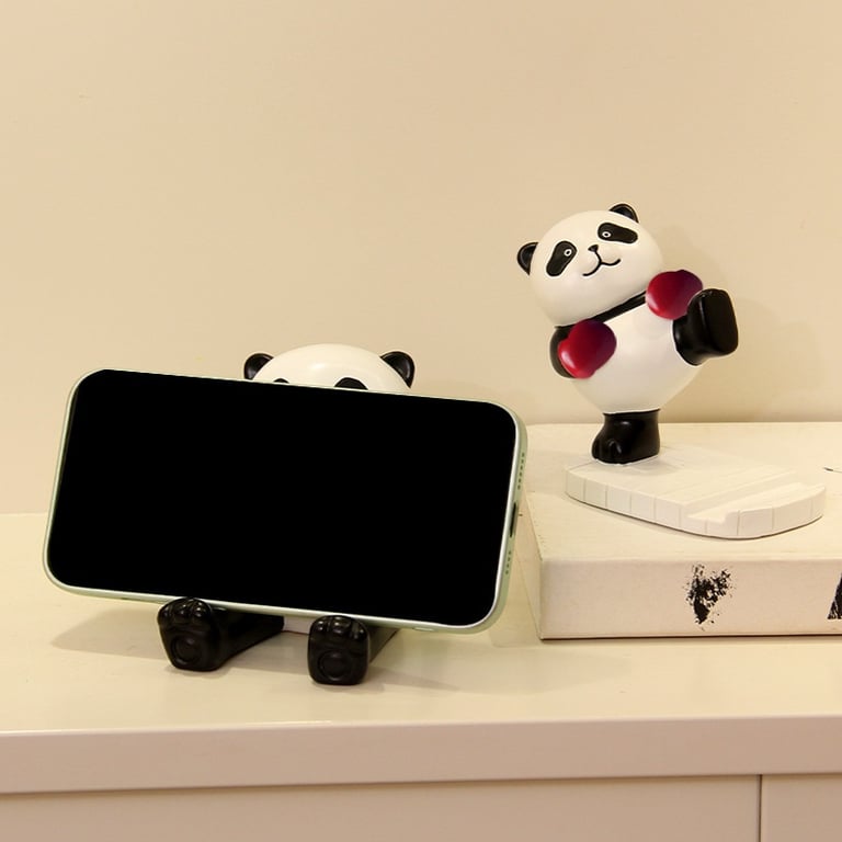 Cute Panda Phone Holder Stand | Decorative Desk Accessory Canada thumbnail 5