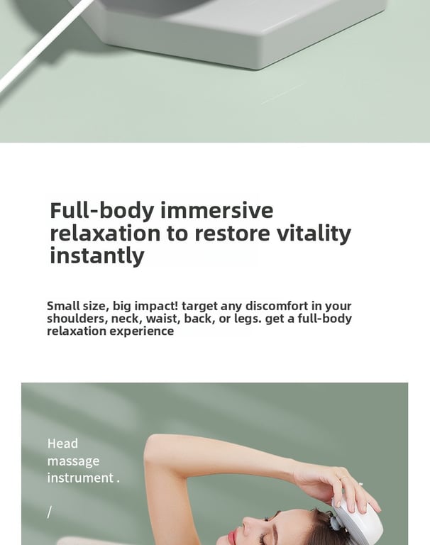 English Mini Octopus Head Massager | Rechargeable Scalp Kneading Device thumbnail 17