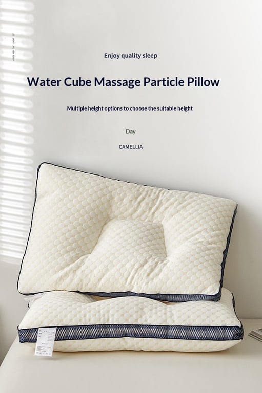 Water Cube Massage Bead Neck Pillow for Students | High Rebound Support thumbnail 6
