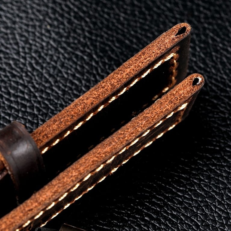 Italian Cowhide Vegetable Tanned Watch Strap | Handmade Premium thumbnail 10
