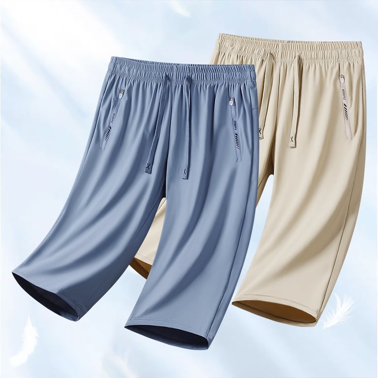 Summer Couple High-Elastic Ice Silk Quick-Drying Pants Canada thumbnail 10