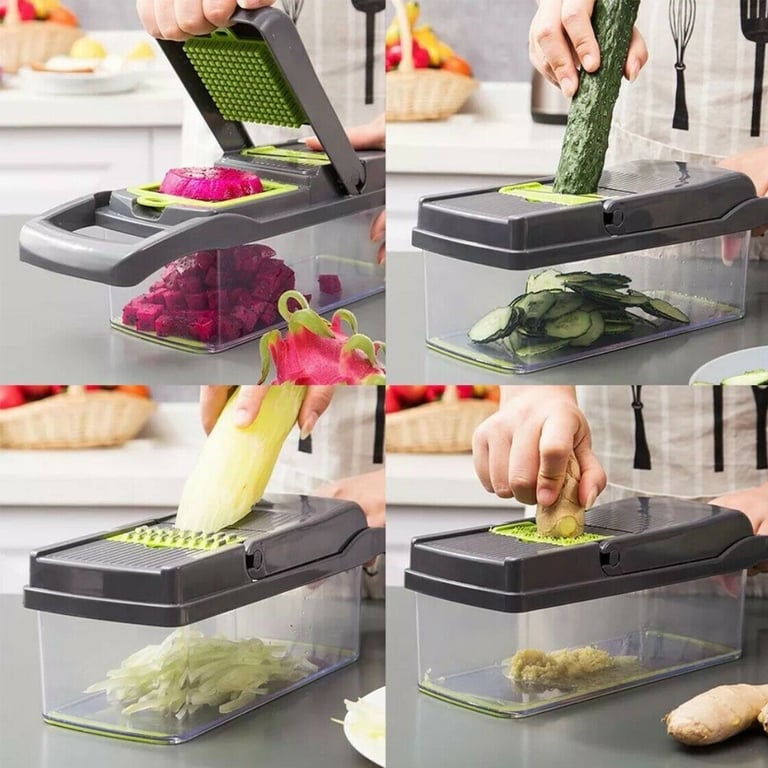 15-in-1 Vegetable Chopper Slicer Dicer | Multi-Blade Kitchen Cutter thumbnail 3