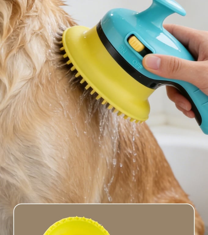 Pet Bathing Shower Head with Massage Bristles | Dogs & Cats thumbnail 8