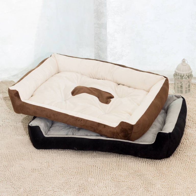 Large Warm Plush Dog Bed Mat Washable Calming Cushion 60x80cm thumbnail 7