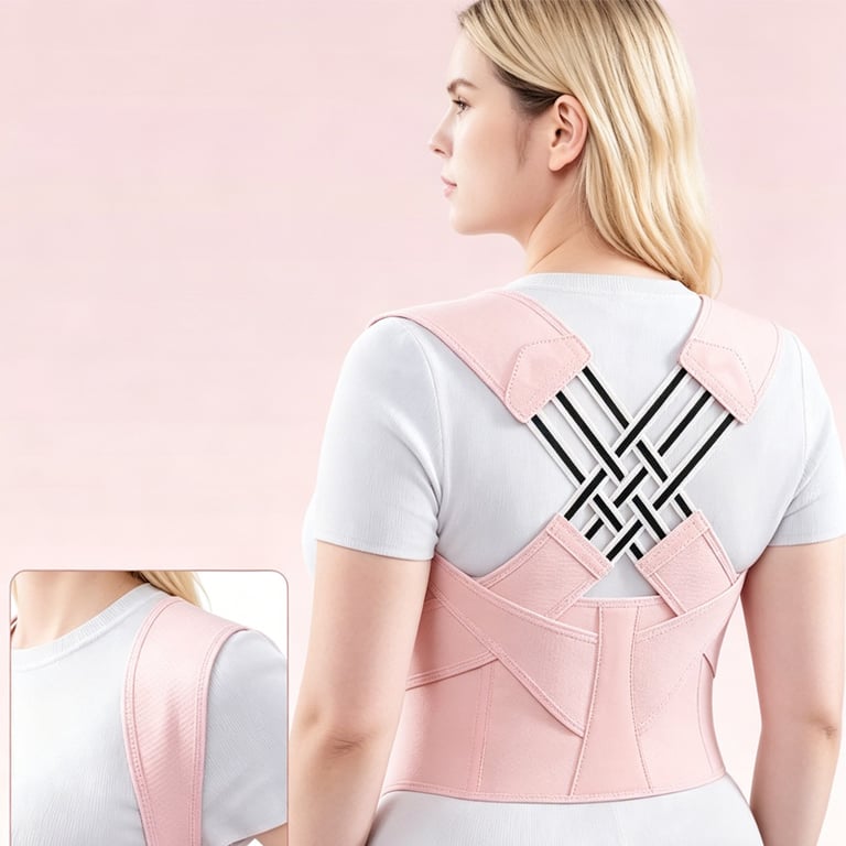 XXXL Anti-Hunchback Posture Correction Strap for Women | Invisible thumbnail 3