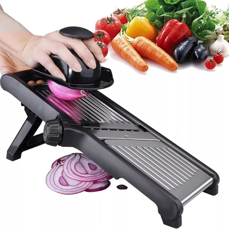 Professional Mandoline Slicer Stainless Steel | Vegetable Fruit Cutter thumbnail 14
