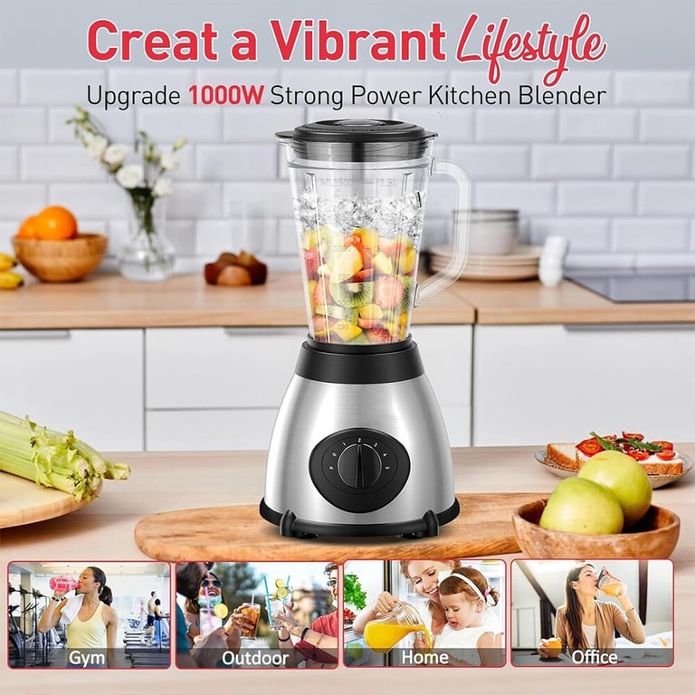 800W Blender Smoothie Maker Ice Crusher | Professional Mixer Canada thumbnail 18