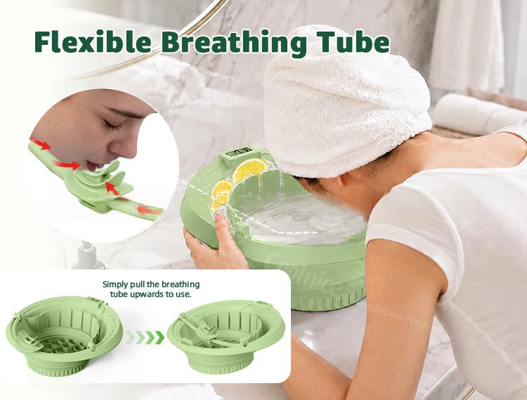 Foldable Ice Pack Facial Care Beauty Ice Bath Basin with Ice Trays thumbnail 5