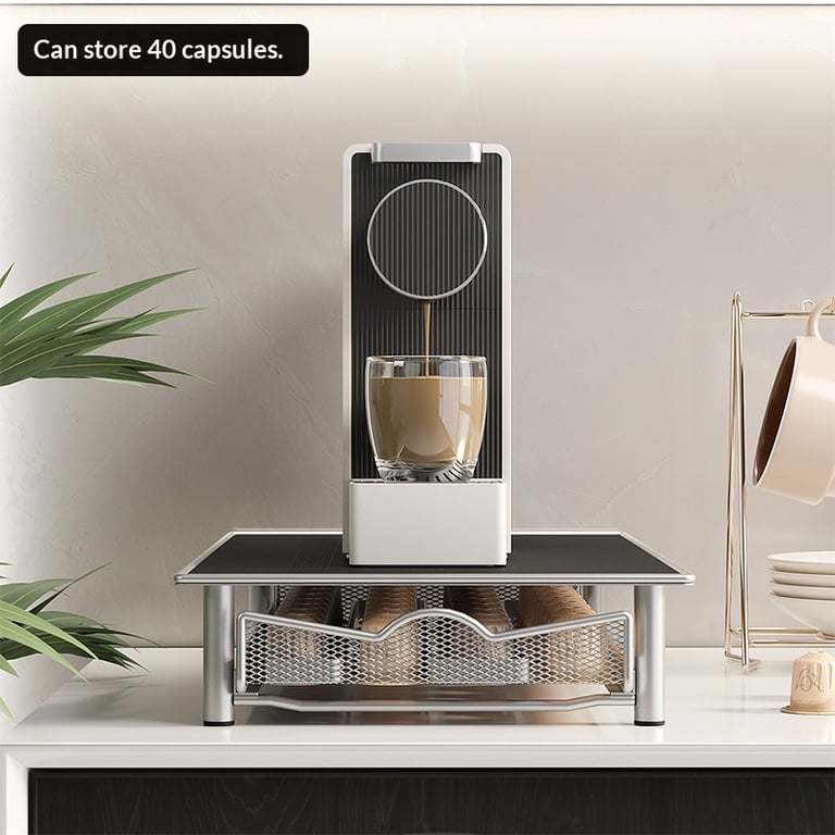 Coffee Capsule Box Countertop Drawer-Style Coffee Rack | Home & Kitchen thumbnail 13