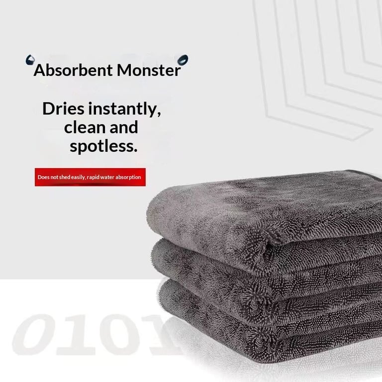 Braided Water Collecting Car Towel | 1200GSM Microfiber Drying thumbnail 8