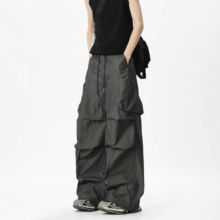 Loose-fit Casual Quick-drying Outdoor Pants | Wide-leg Cargo Style thumbnail 5