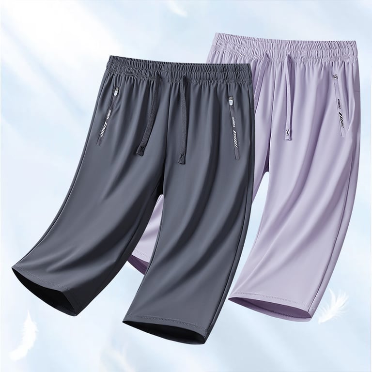 Summer Couple High-Elastic Ice Silk Quick-Drying Pants Canada thumbnail 13