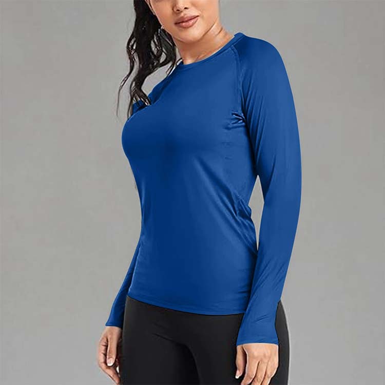Women's Quick-Drying Sports T-Shirt Shapewear | Long Sleeve Athletic Top thumbnail 11
