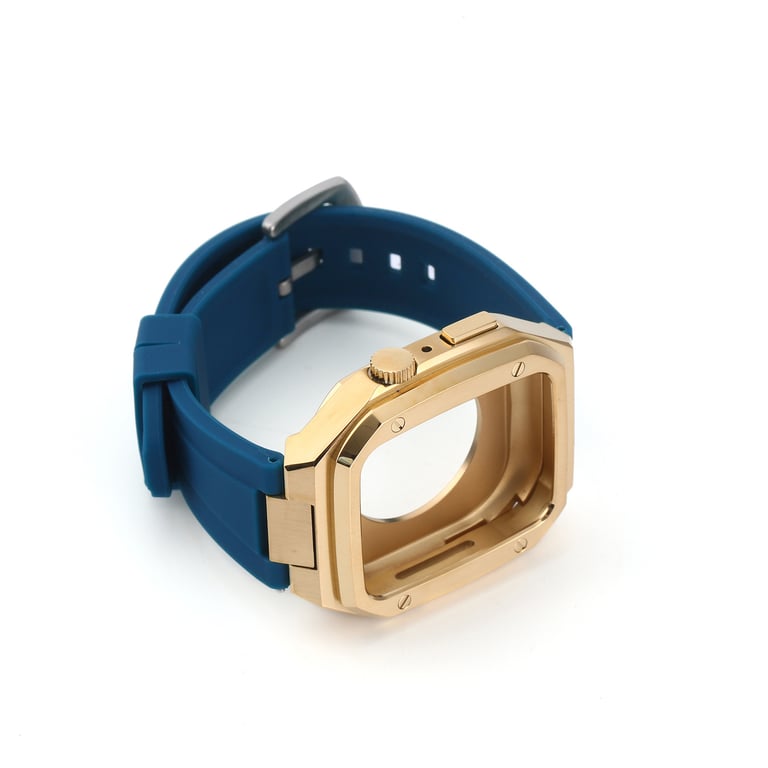 Metal-Modified Apple Watch Case with Steel Band | Luxury Protection thumbnail 2