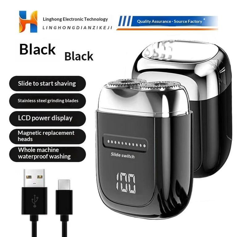 LED Digital Display Portable Mini Electric Shaver | Fast-Charging thumbnail 17