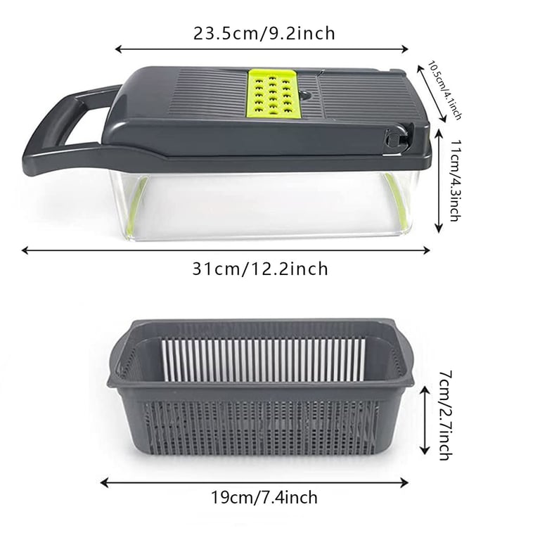15-in-1 Vegetable Chopper & Fruit Cutter | Food Dicer Slicer Peeler thumbnail 1