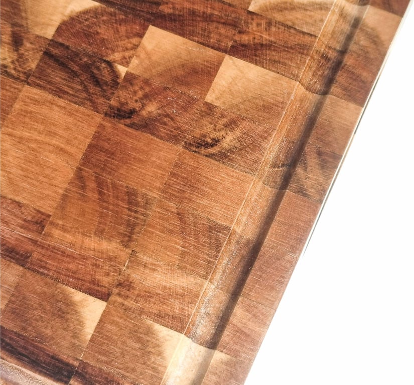 Wooden Cutting Board with Juice Groove & Serving Tray | Acacia thumbnail 6