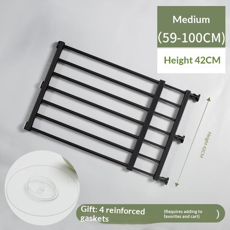 Retractable Pet Gate Dog Fence | Adjustable Indoor Playpen Barrier thumbnail 4