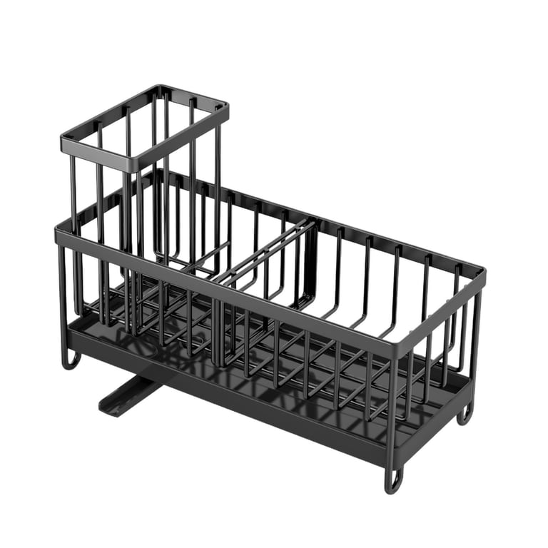 Kitchen Sink Caddy Rack Sponge Holder | Soap Dish Drain Storage thumbnail 1