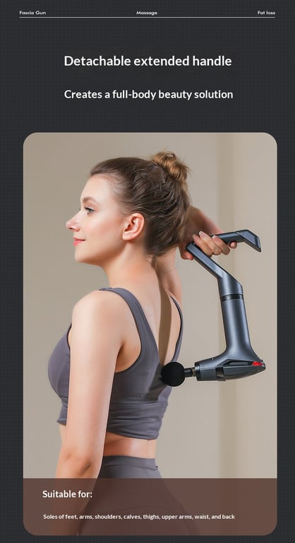 Cross-Border 887 Silent Fascia Gun | Health & Beauty Muscle Recovery thumbnail 3