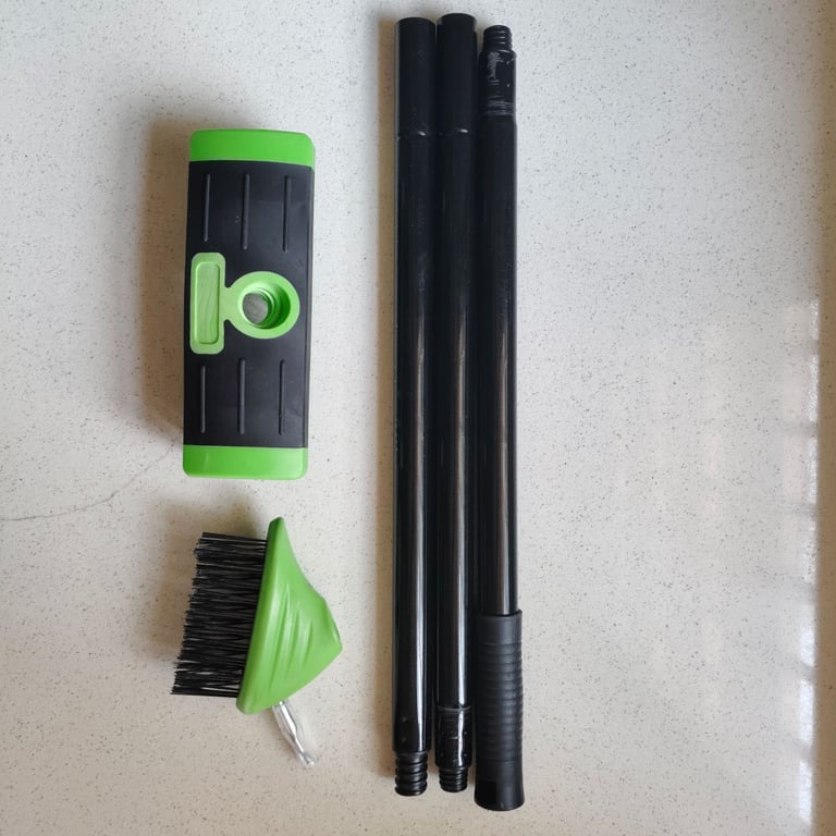 Telescopic Iron Rod Brush with Multi-Head System | Extendable Reach thumbnail 5