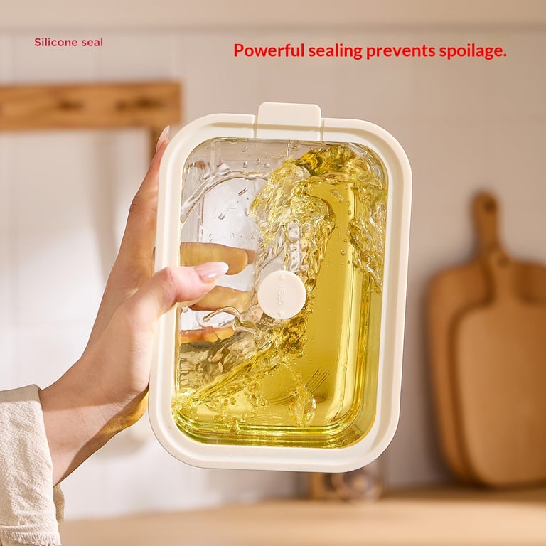 Kimchi Glass Airtight Storage Container with Exhaust Valve | Canada thumbnail 2
